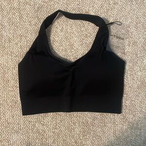 NVGTN - Black Limitless Ribbed Seamless Halter Bra. 
NWT 
SIZE - M